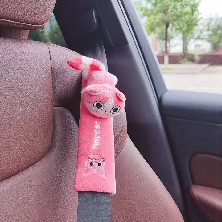 Plush Cartoon Car Seat Belt Cover