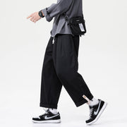 solid color loose drape trousers, view 4 - MRSLM