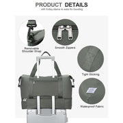 large expandable travel duffel bag, view 10 - MRSLM
