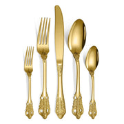 luxury gold cutlery set, view 3 - MRSLM