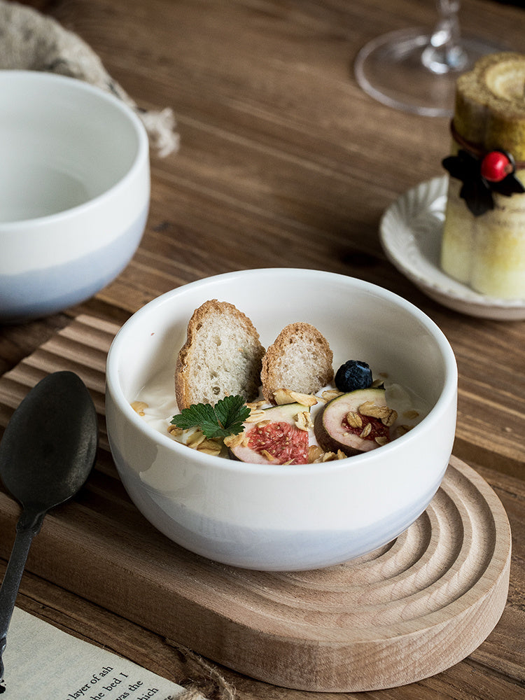 4-piece porcelain bowl set, view 9 - MRSLM