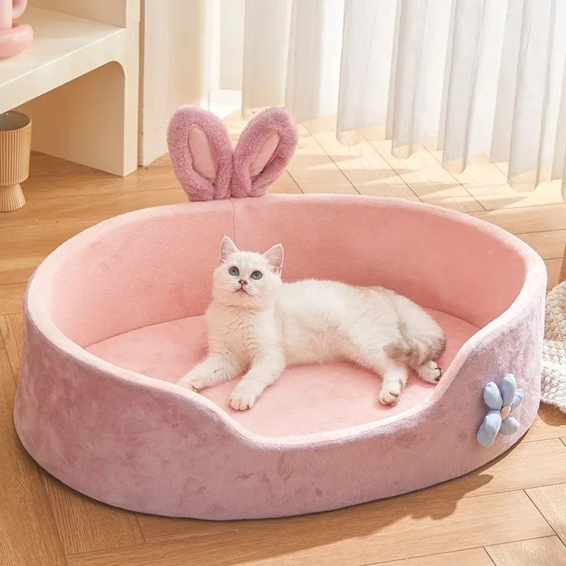 fluffy pet bed, view 2 - MRSLM