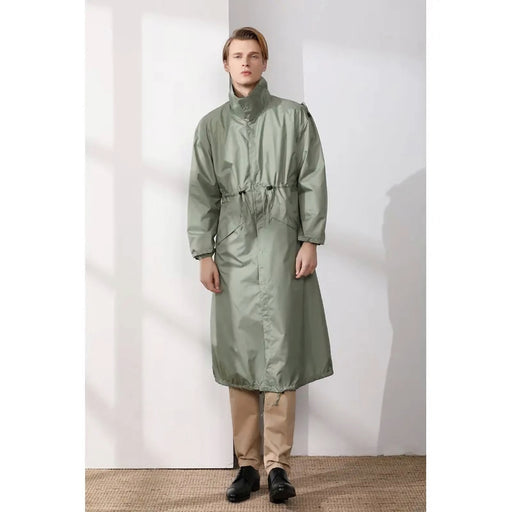 men's long outdoor raincoat, view 2 - MRSLM