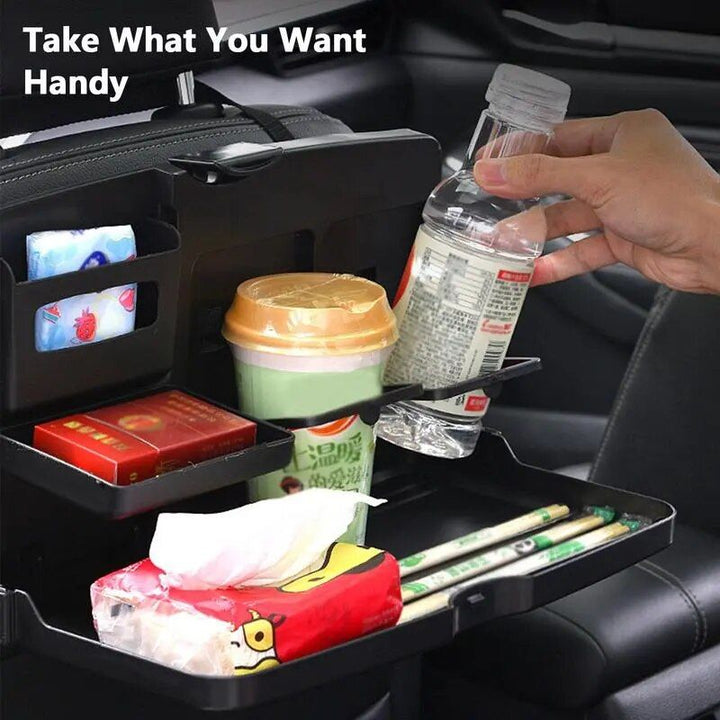 Foldable Car Back Seat Tray with Cup Holder