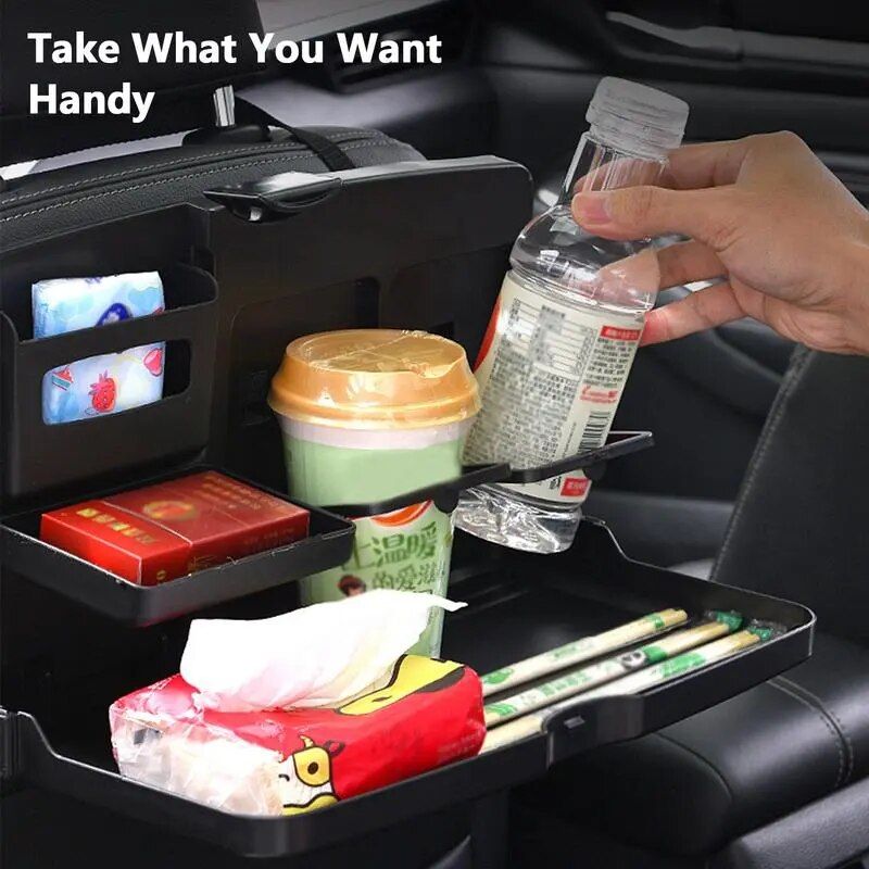 Foldable car back seat tray, view 7 - MRSLM