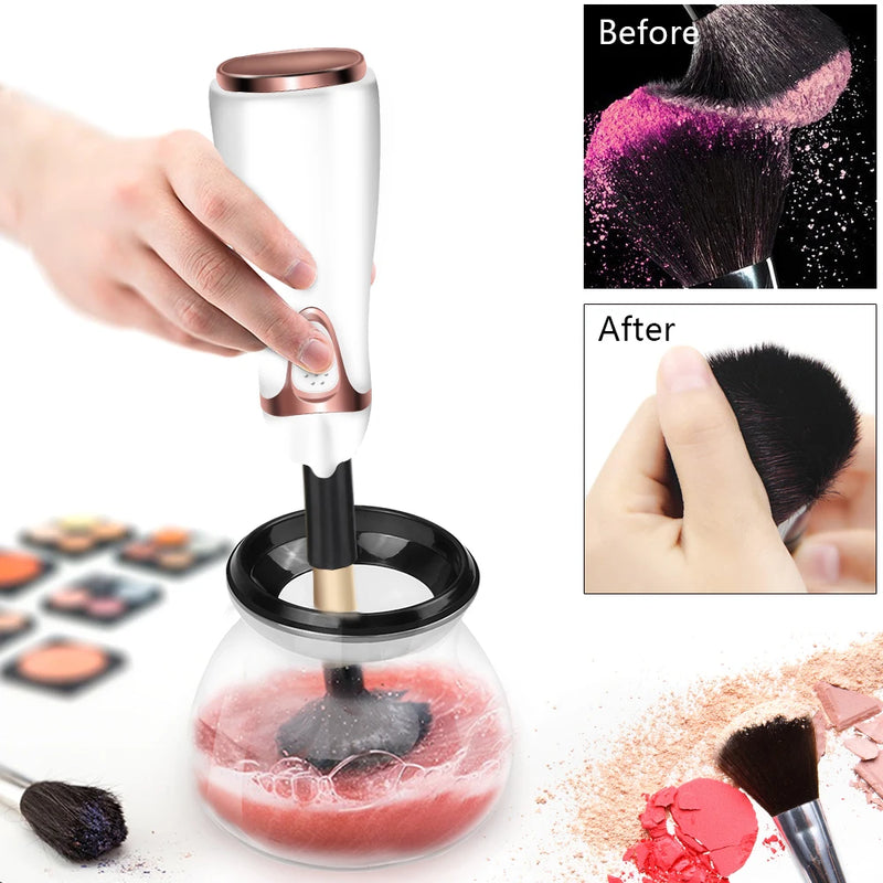 automatic makeup brush cleaner and dryer, view 8 - MRSLM