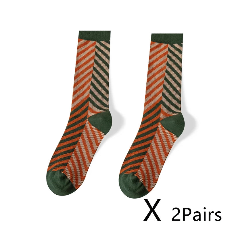 Lange Herbstsocken
