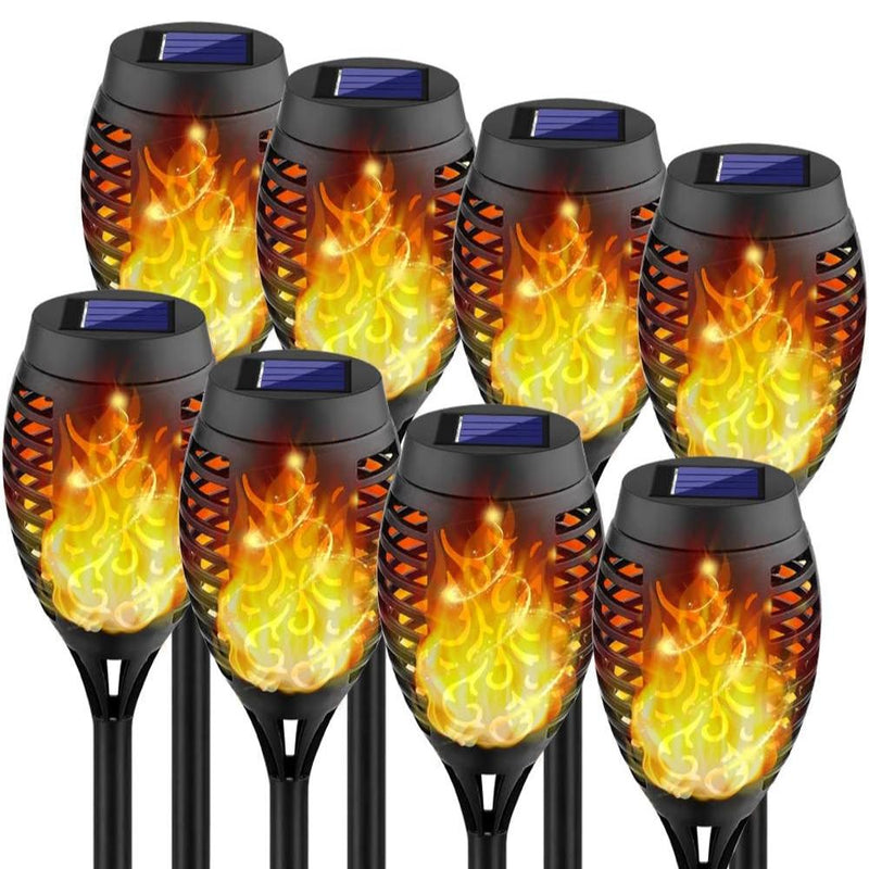 solar flame lights, view 2 - MRSLM