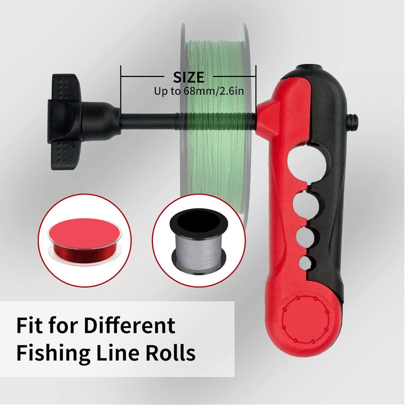 portable fishing line winder spooler, view 12 - MRSLM