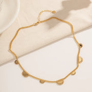 vintage y2k sun tassel necklace - MRSLM