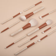 12-piece professional makeup brush set, view 2 - MRSLM