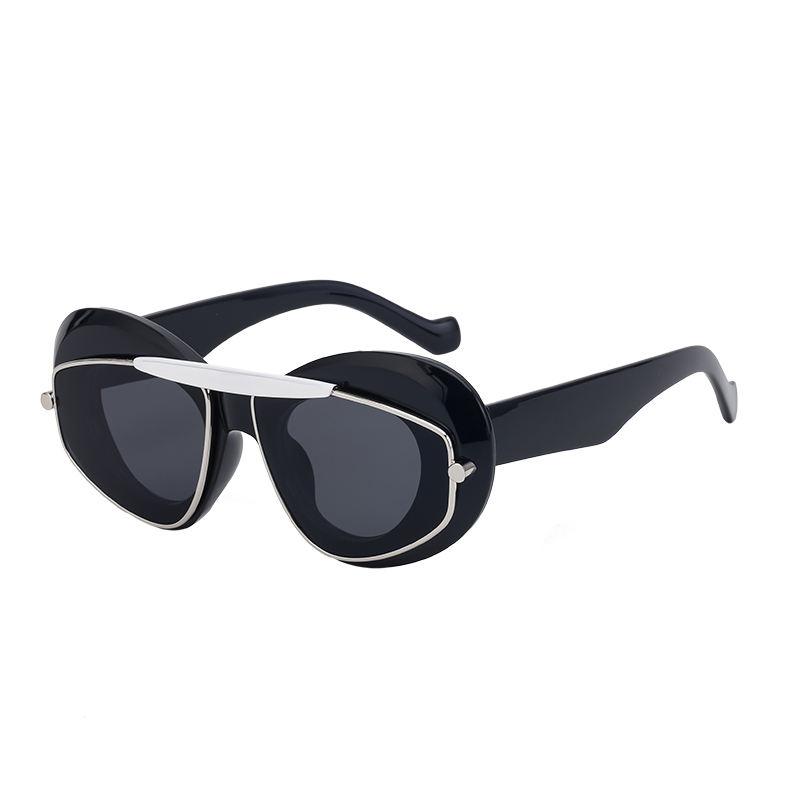 Geometric double frame sunglasses, view 9 - MRSLM