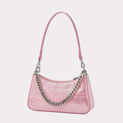 alligator pattern leather shoulder bag - MRSLM