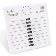 acrylic false eyelashes palette with tick mark stand, view 2 - MRSLM