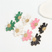 flower petal stud earrings, view 12 - MRSLM