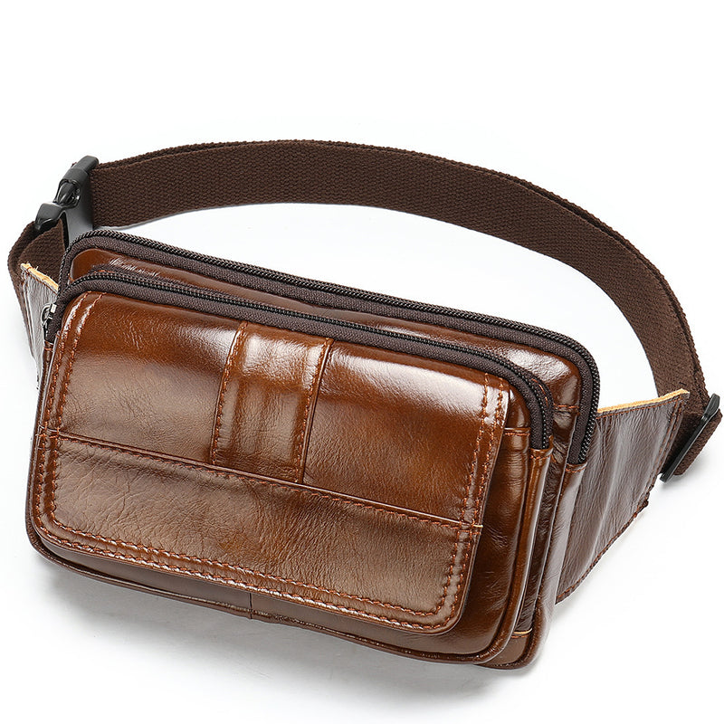 Leder Herren Kopf Leder Gürteltasche