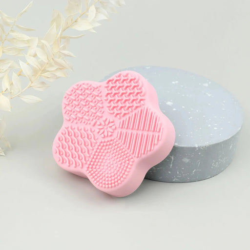 Silicone makeup brush cleaner with sponge - MRSLM