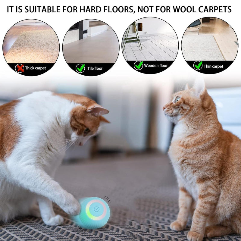 Bola interativa inteligente para gatos