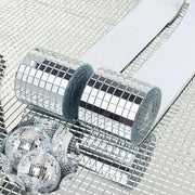 self-adhesive glass mirror mosaic tiles, view 5 - MRSLM