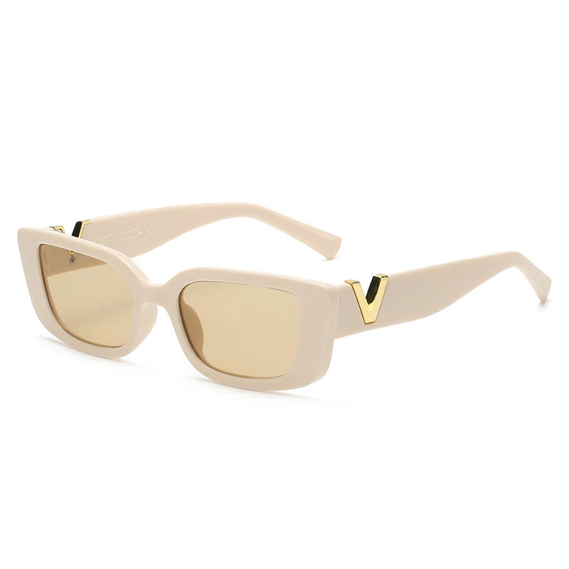 vintage rectangle sunglasses, view 9 - MRSLM