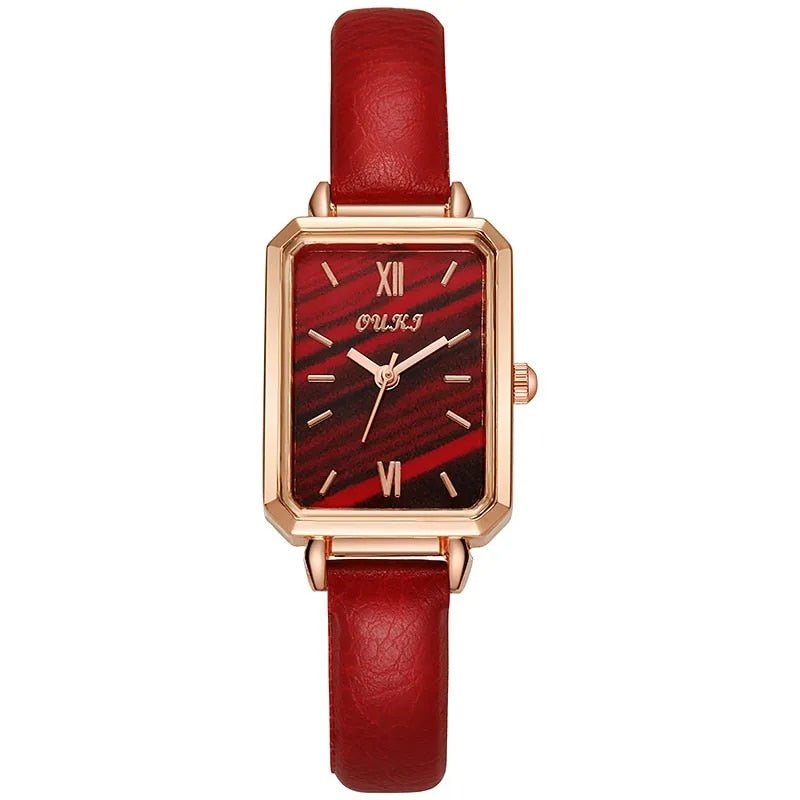 women's square dial watch, view 2 - MRSLM
