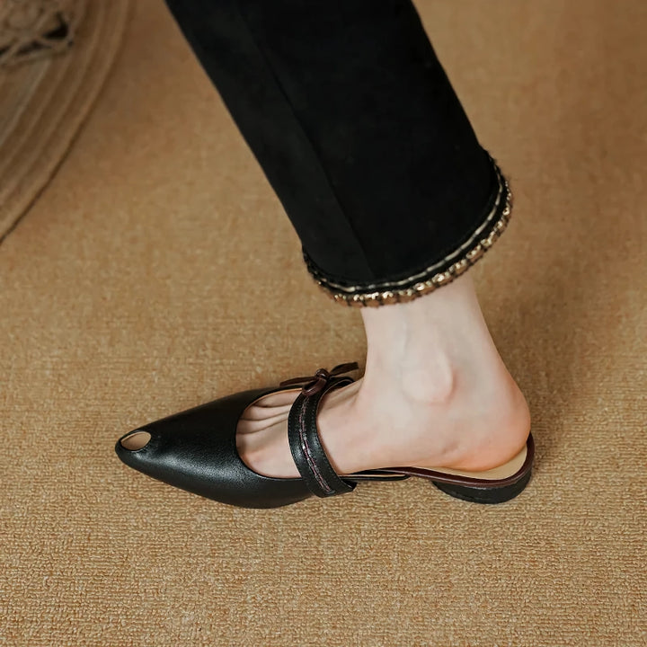 Summer Women Shoes Elegant Heel Mules