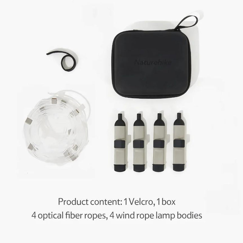 Wasserdichte USB-Seilleuchte für Outdoor-Camping