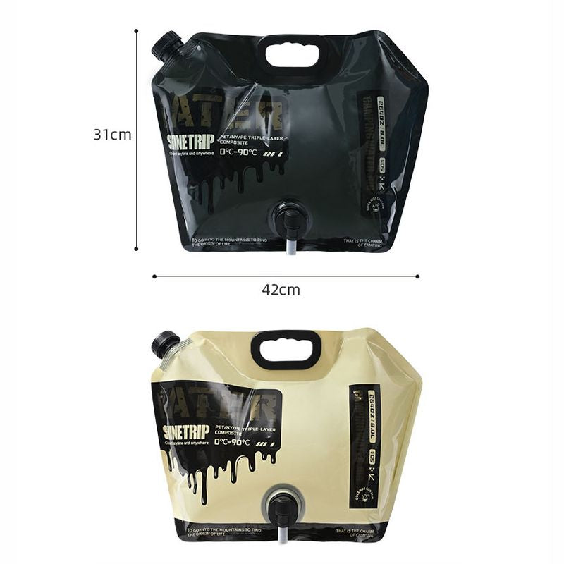 8-Liter-Falt-Camping-Wassersack mit Wasserhahn