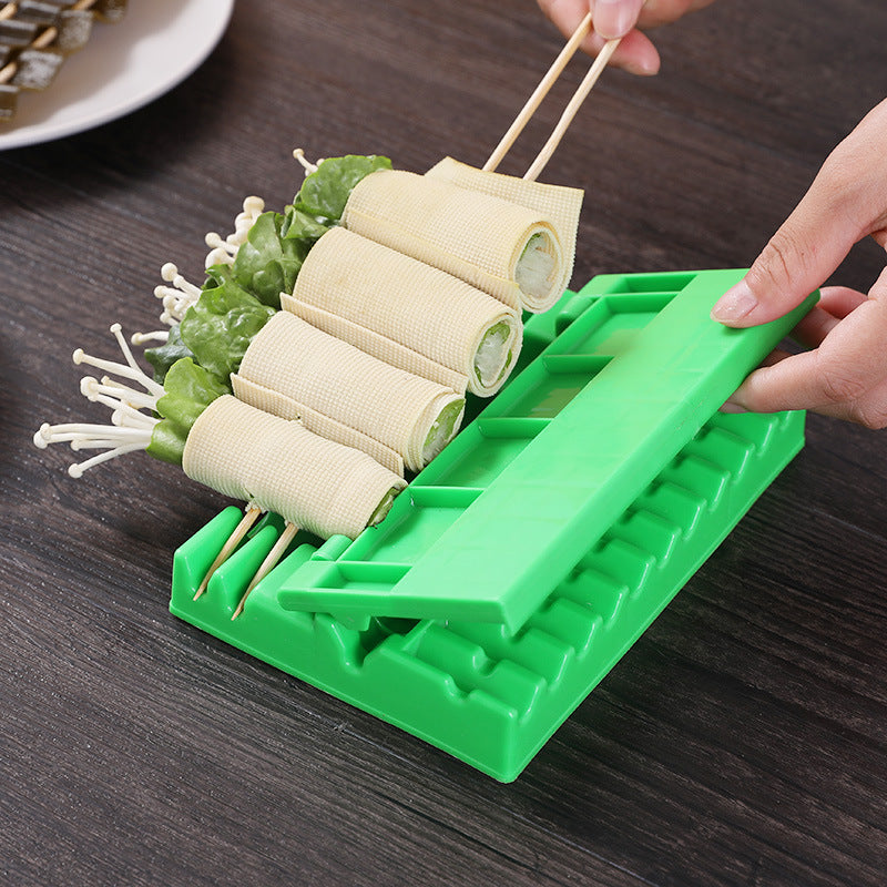 Espetos multifuncionais para churrasco