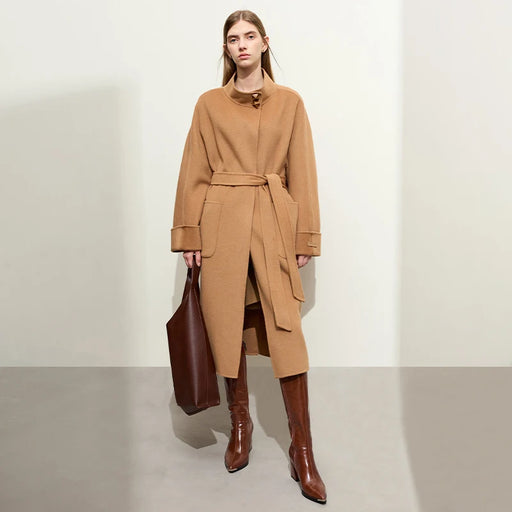 women's long wool coat - MRSLM