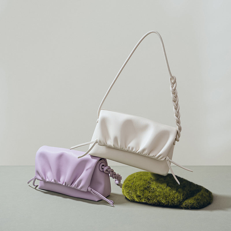 Vielseitige Schultertasche mit Kordelzug für Damen