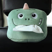 plush animal car tissue box cover, view 4 - MRSLM