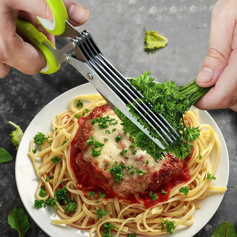 multi-layer herb scissors, view 4 - MRSLM