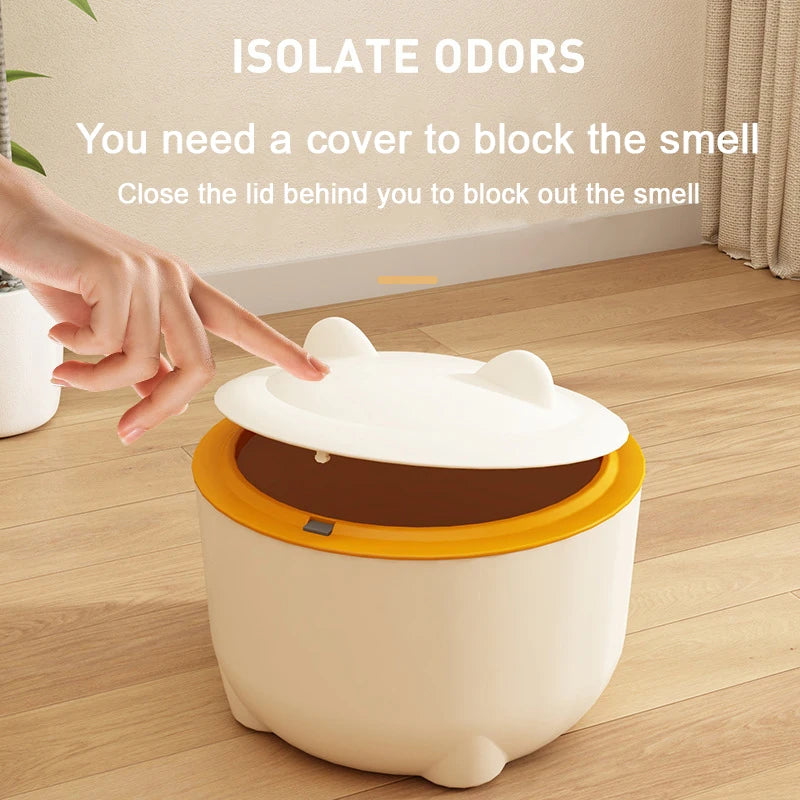 odor-proof cat litter disposal bin, view 5 - MRSLM