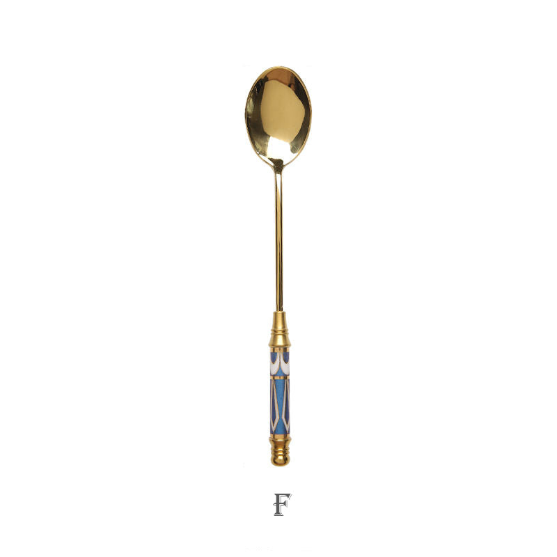 stainless steel dessert spoon, view 6 - MRSLM