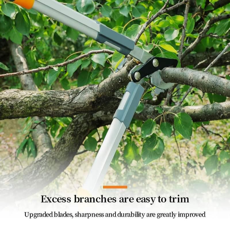 ratchet pruning shears with long handle, view 4 - MRSLM