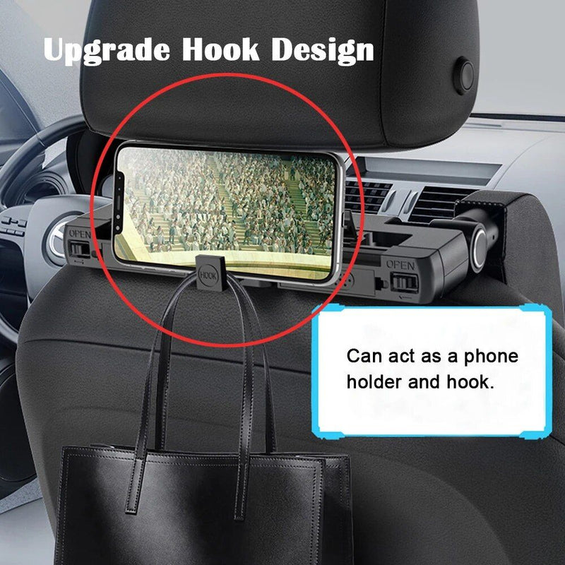 adjustable car seat headrest pillow, view 12 - MRSLM