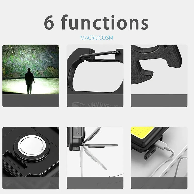 usb rechargeable mini led flashlight, view 8 - MRSLM