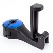 Universal car seat back phone holder and hook, view 2 - MRSLM