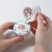 portable 2-in-1 pill box with cutter, view 5 - MRSLM