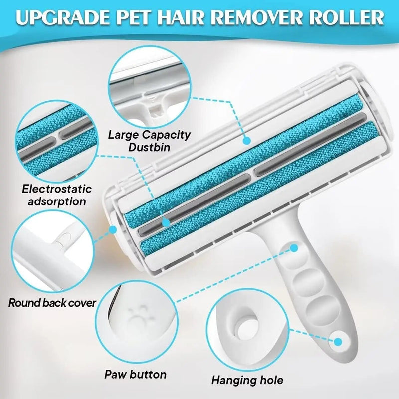 portable pet hair remover roller, view 9 - MRSLM