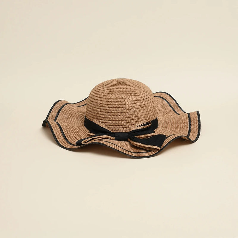 bowknot straw sun hat, view 17 - MRSLM