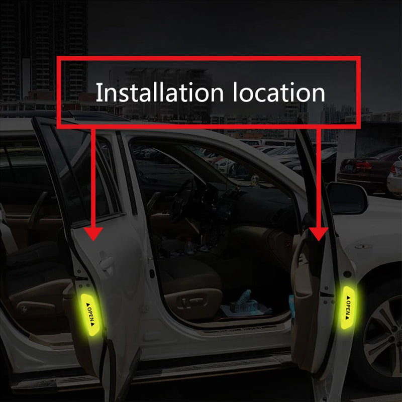 car door reflective stickers, view 9 - MRSLM