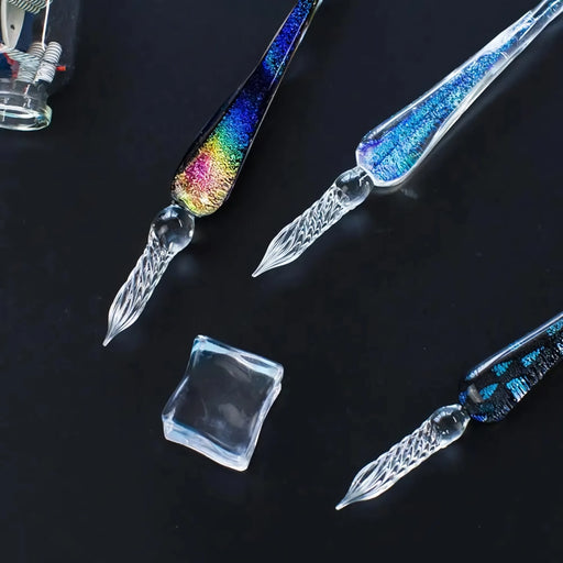 Rainbow crystal glass dip pen watercolor set - MRSLM
