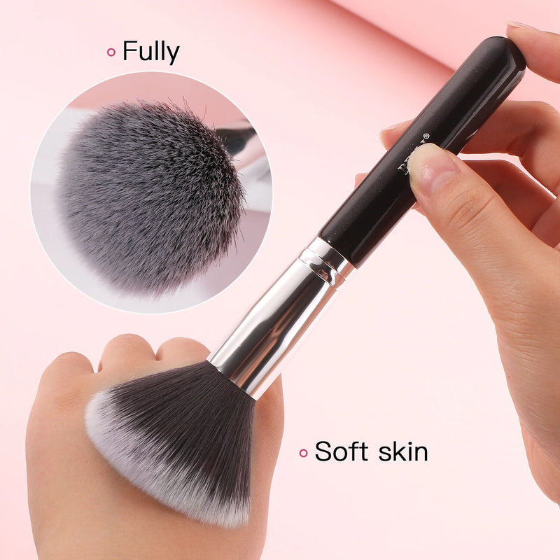 Professional 30PCS black makeup brushes set, view 9 - MRSLM
