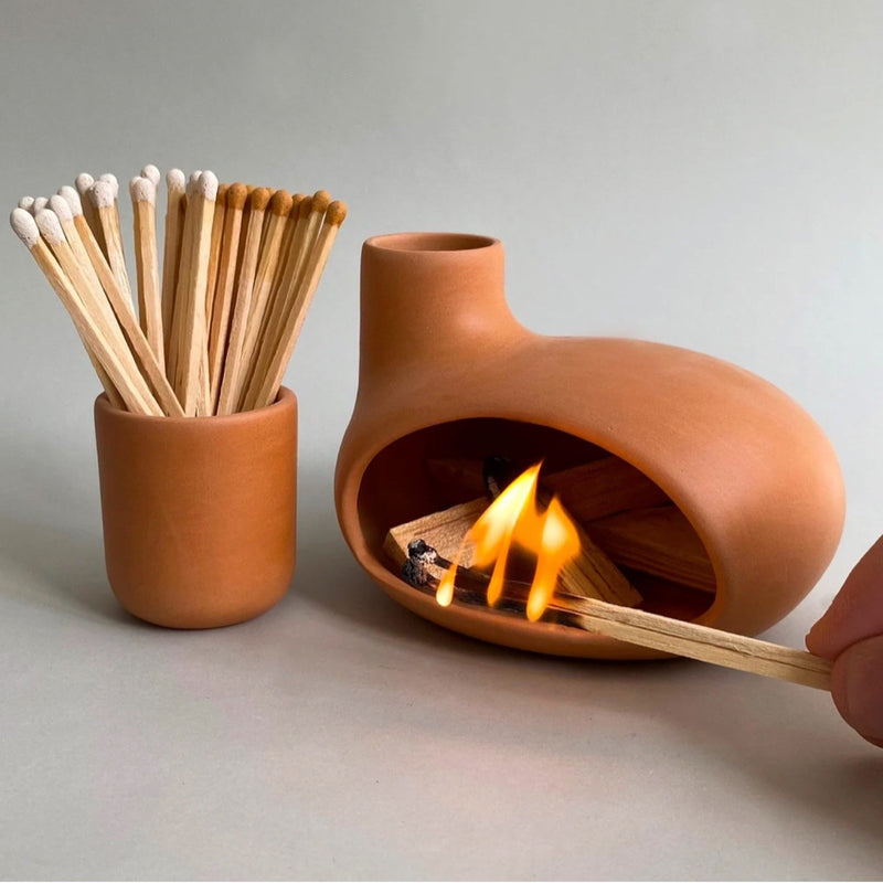 palo santo holder ceramic incense burner, view 6 - MRSLM