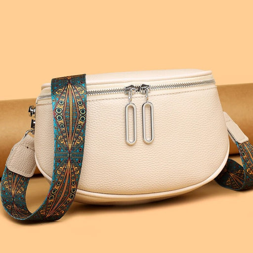 leather shoulder crossbody bag, view 4 - MRSLM