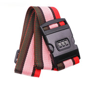 travel luggage strap with password lock, view 2 - MRSLM