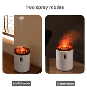 blue flame electric air humidifier, view 4 - MRSLM