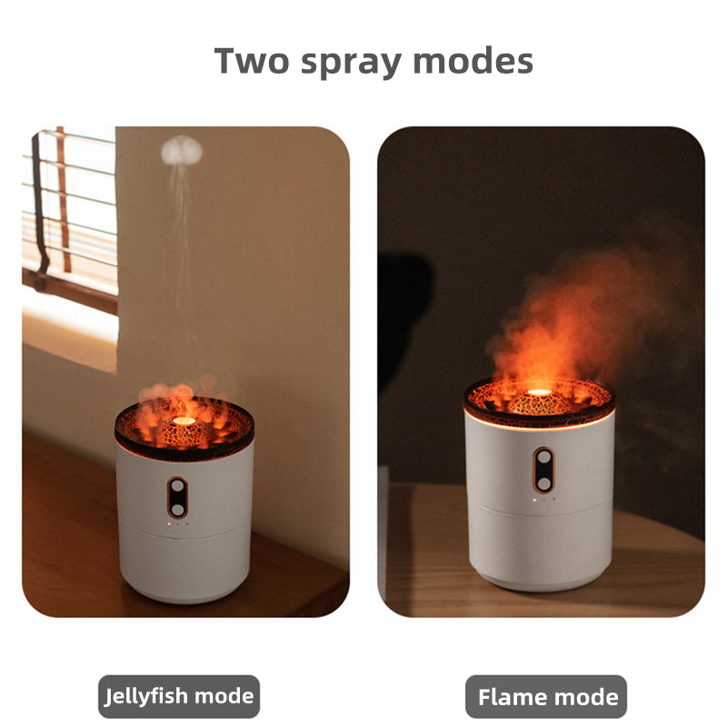 blue flame electric air humidifier, view 4 - MRSLM